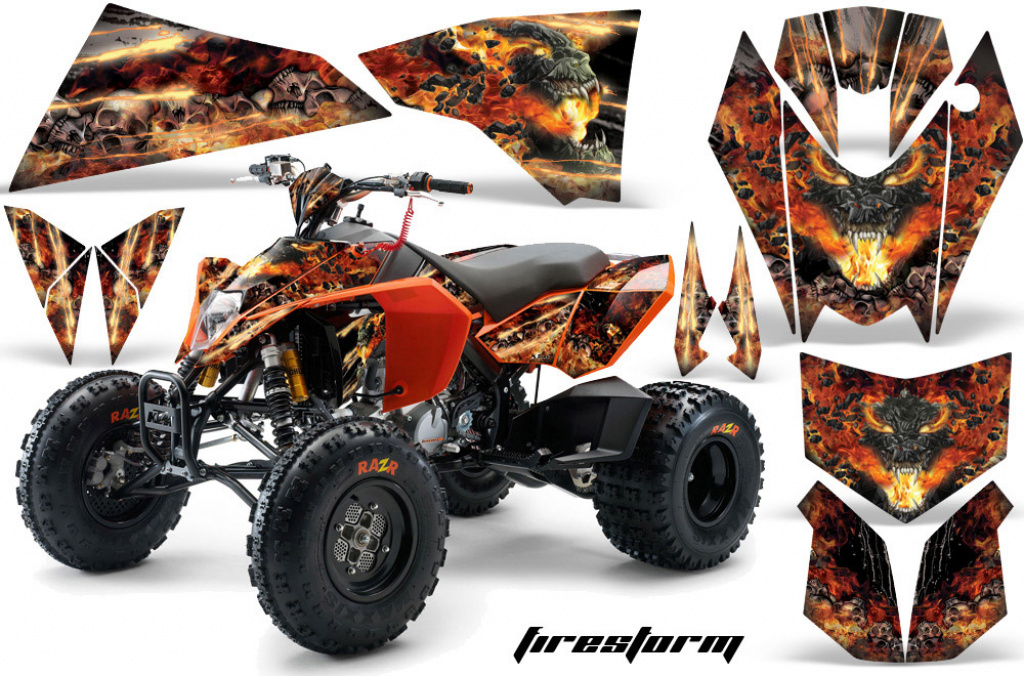 Firestorm Black for KTM XC 525 Quad