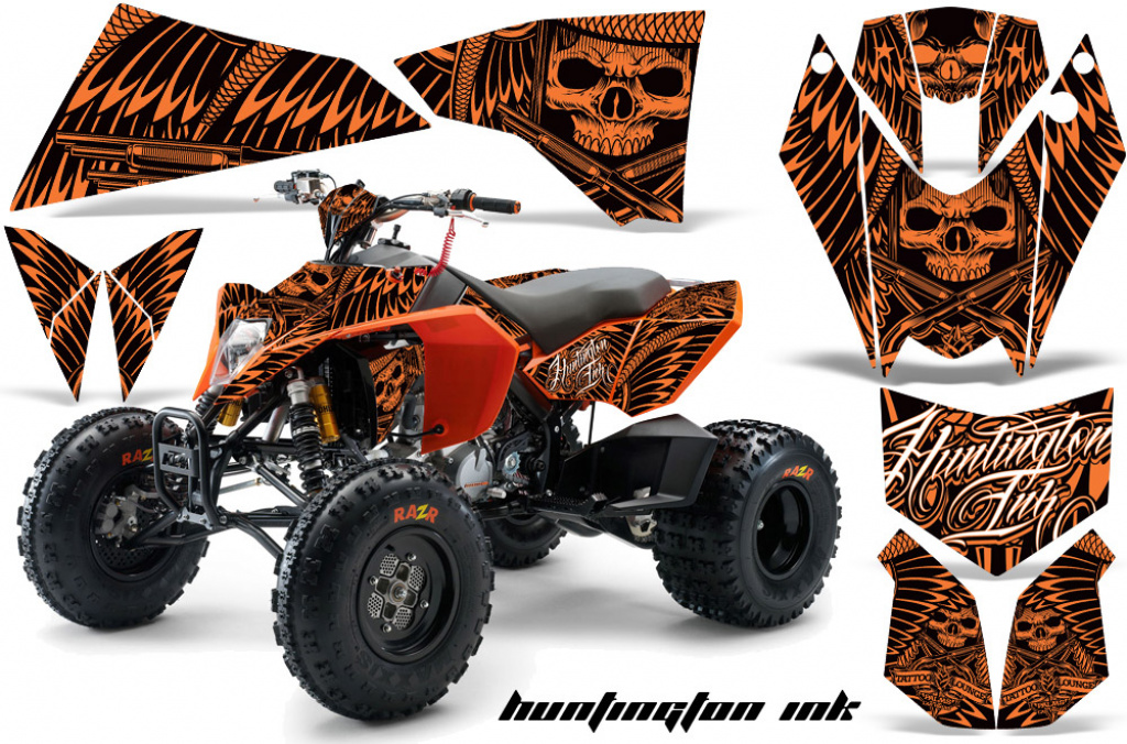 Skulls N Hammers Orange for KTM XC 525 Quad