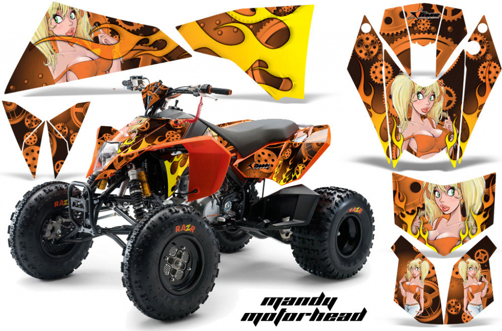 Motorhead Mandy Orange for KTM XC 525 Quad