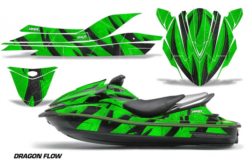 Dragon Flow Grün für Kawasaki 250X/260X/260LX 2007-2012