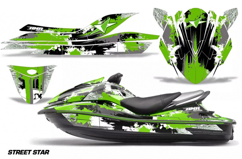 Street Star Grün für Kawasaki 250X/260X/260LX 2007-2012