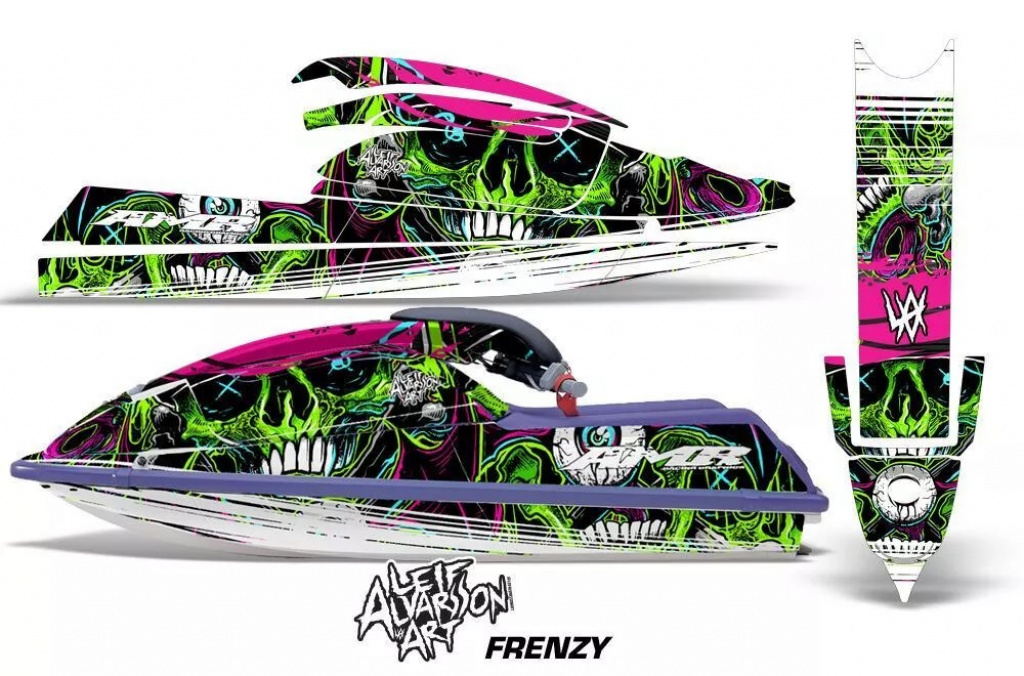 Frenzy Grün für Kawasaki 750 SX SXR 1992-1998