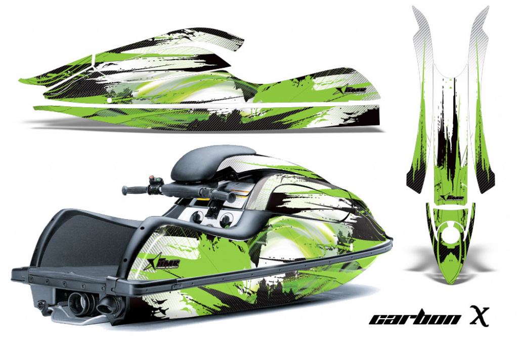 Carbon-X Grün für Kawasaki 800 SX/SX-R/R 2003-2012