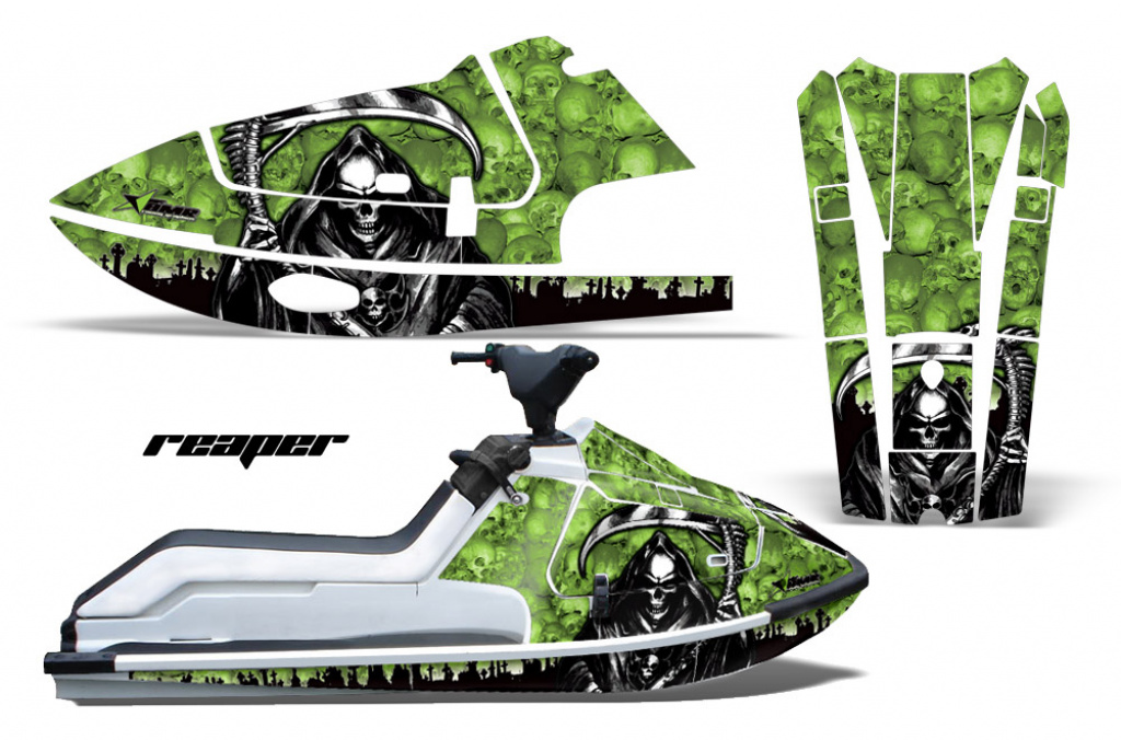 Reaper Grün für Kawasaki K2 650 1986-1995