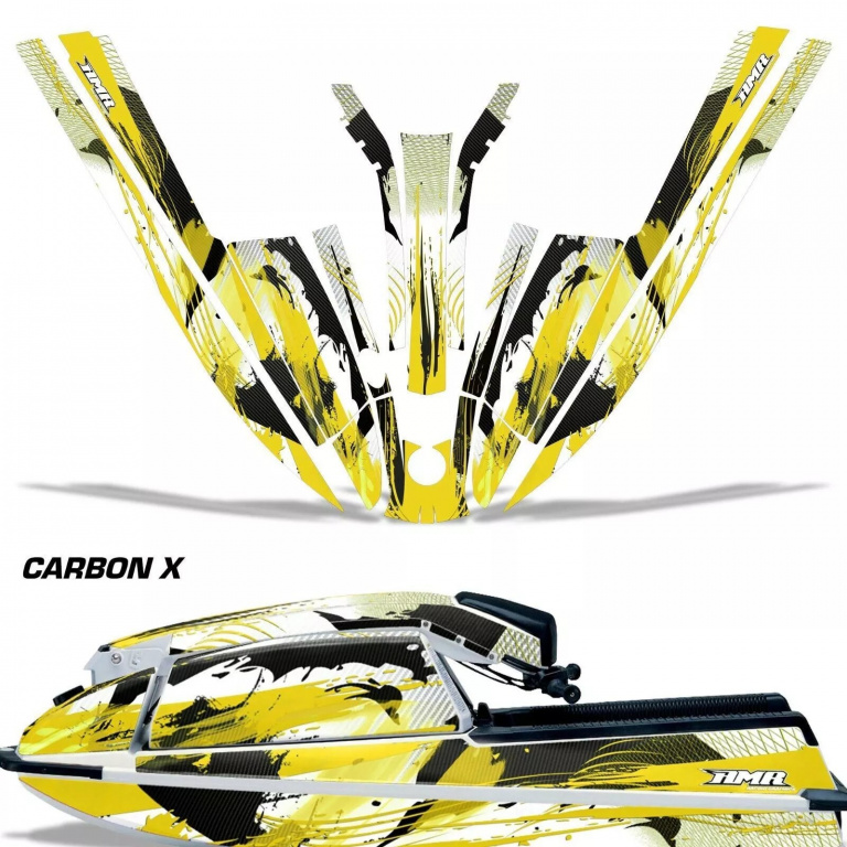 Carbon-X Gelb für Kawasaki 440/550 SX 1982-1995