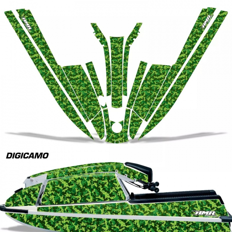 Digicamo Grün für Kawasaki 440/550 SX 1982-1995