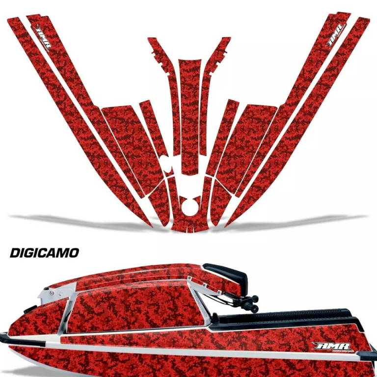 Digicamo Rot für Kawasaki 440/550 SX 1982-1995