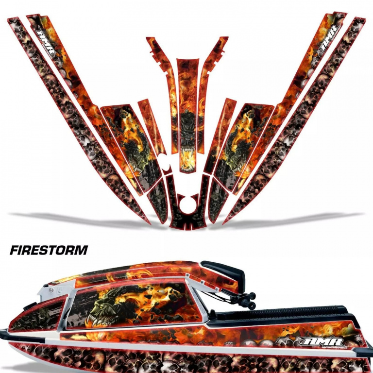 Firestorm Rot für Kawasaki 440/550 SX 1982-1995