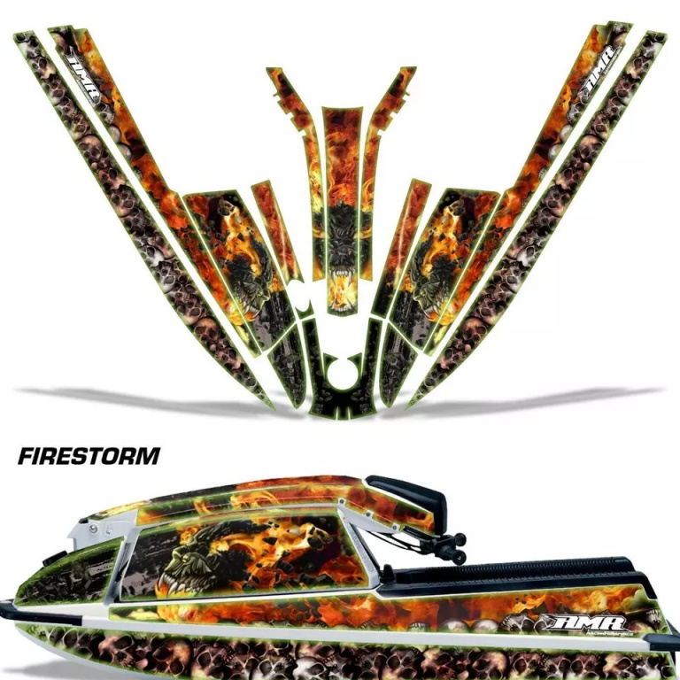Firestorm Grün für Kawasaki 440/550 SX 1982-1995