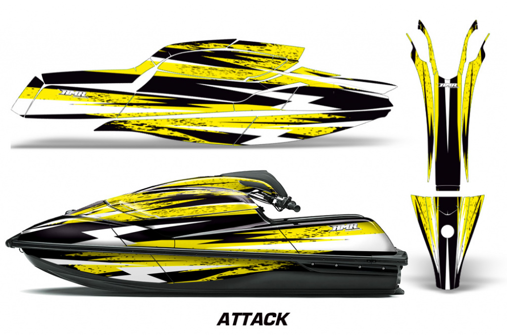 Attack Gelb für Kawasaki SX-R SXR JS1500 2017-2022