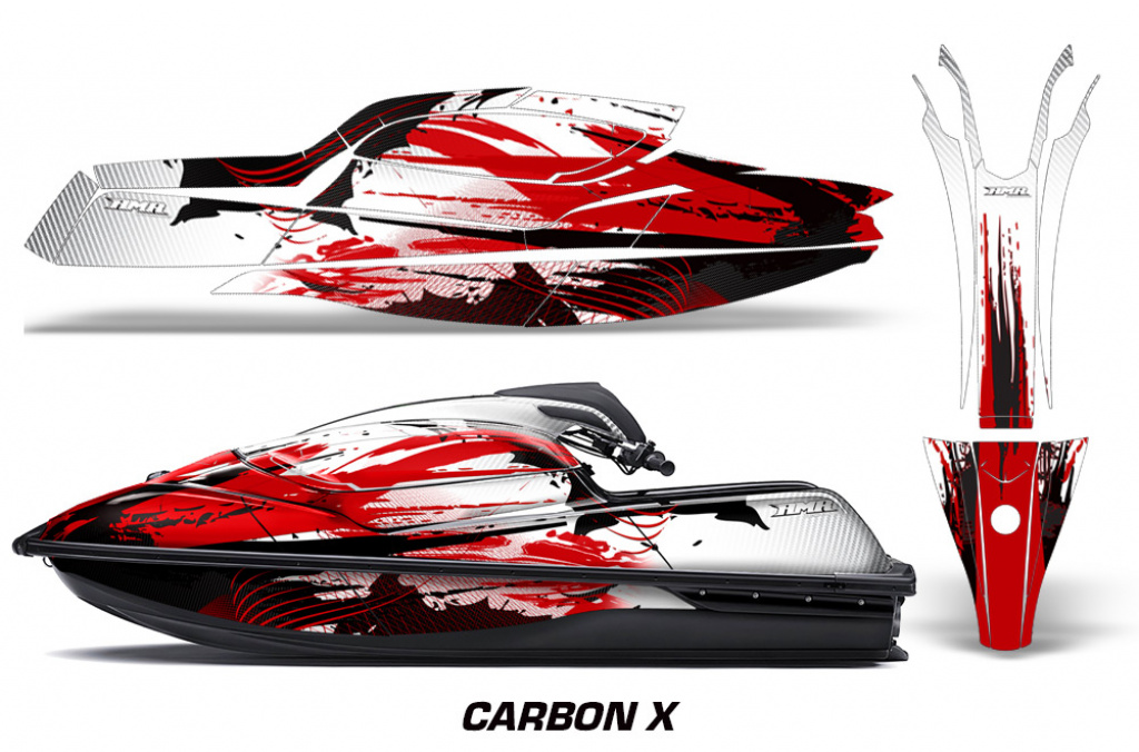 Carbon-X Rot für Kawasaki SX-R SXR JS1500 2017-2022