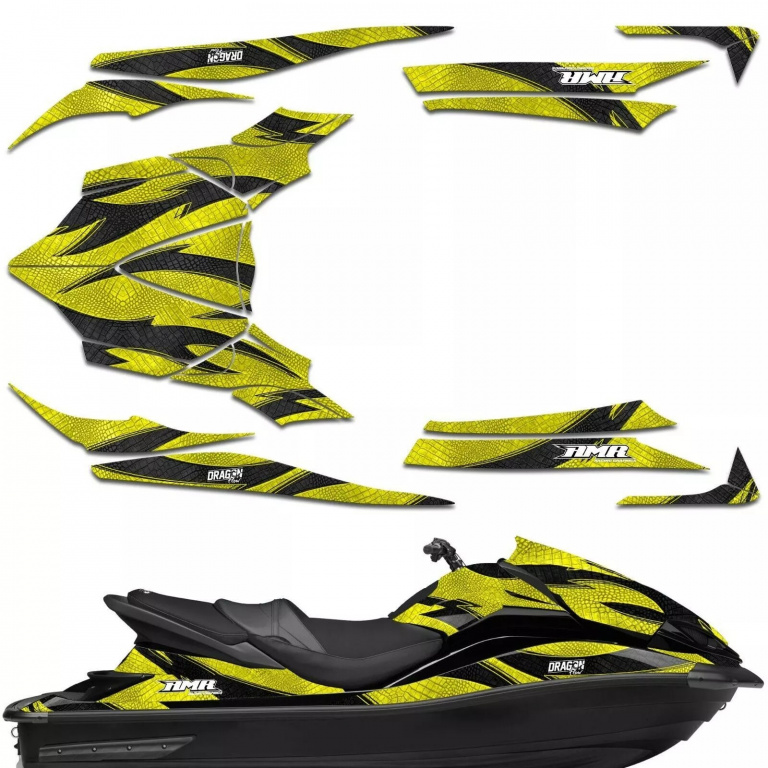 Dragon Flow Gelb für Kawasaki Ultra 300X/310X 2011-2021