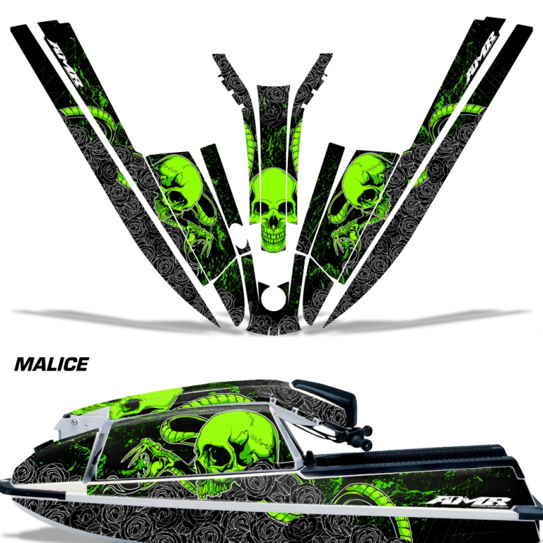 Malice Grün für Kawasaki 440/550 SX 1982-1995