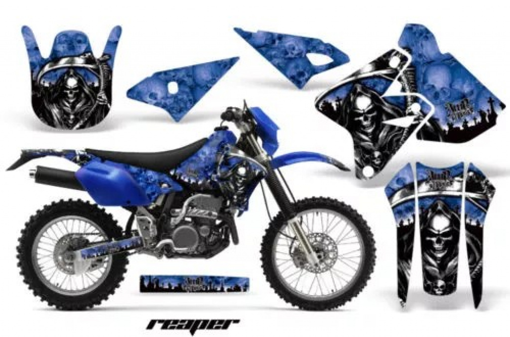 Reaper Blau ohne Nummernfeldern für Kawasaki KLX400 2000-2016