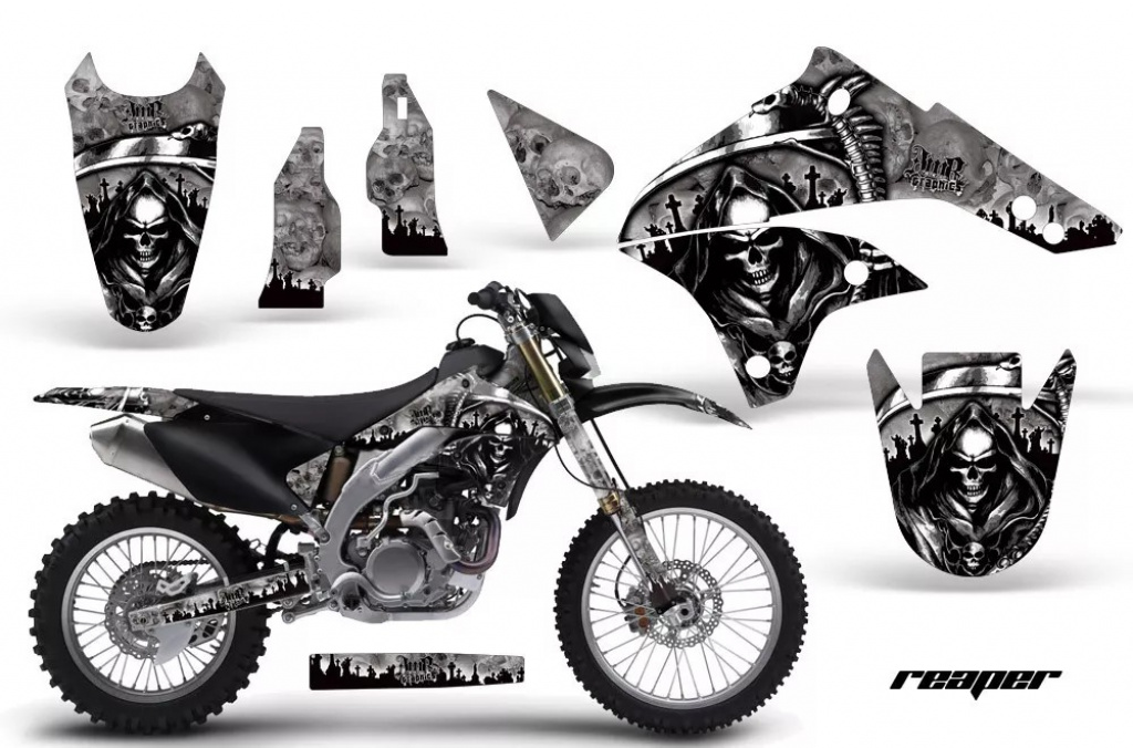 Reaper Silber ohne Nummernfeldern für Kawasaki KLX450 2008-2022