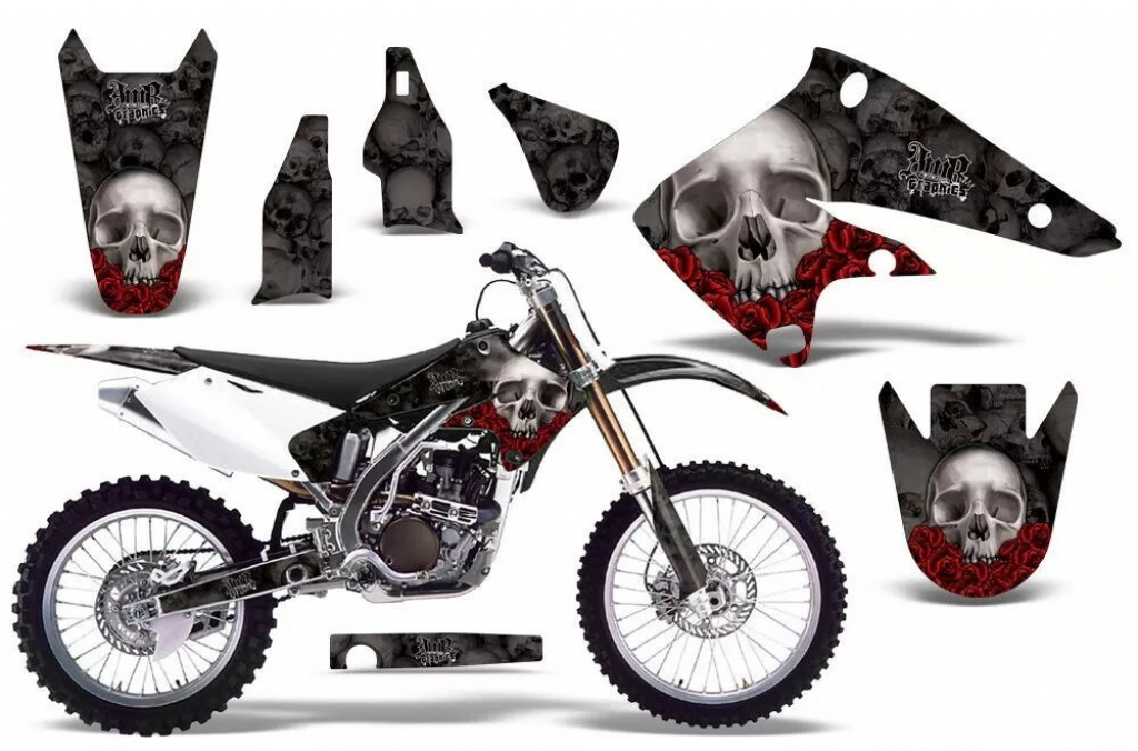 Bone Collector Black without number plates for Kawasaki KX250F 2004-2005