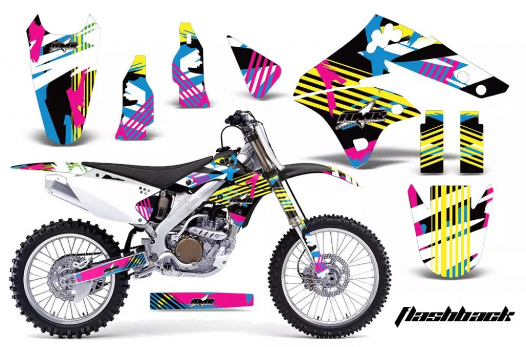 Flashback without number plates for Kawasaki KX250F 2006-2008