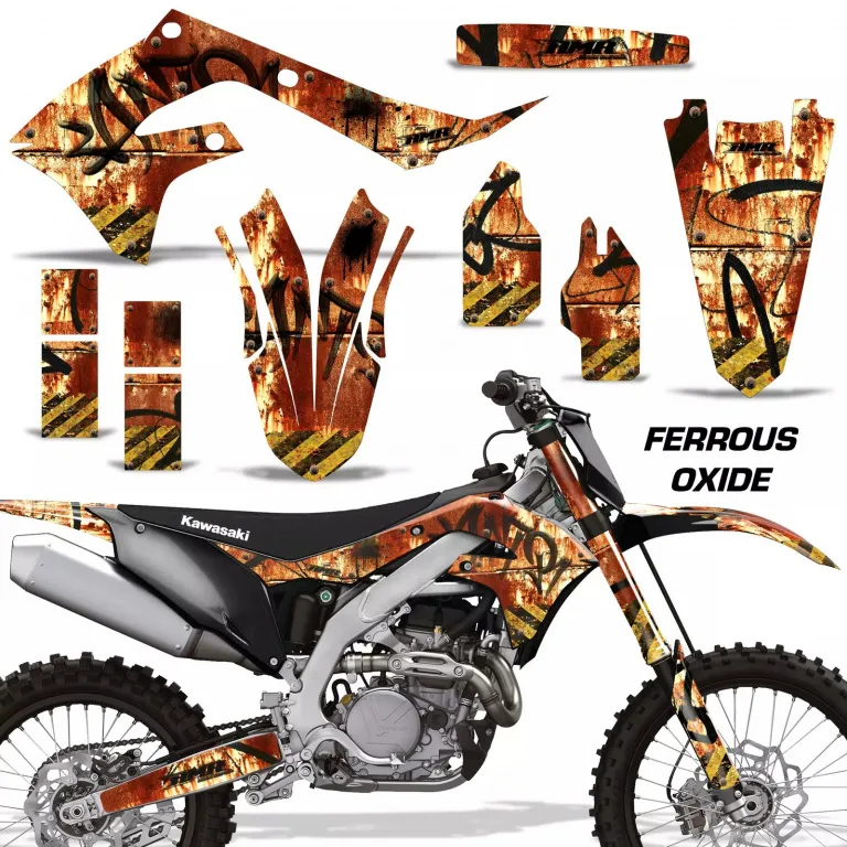 Ferrous Oxide ohne Nummernfeldern für Kawasaki KX450F 2019-2023