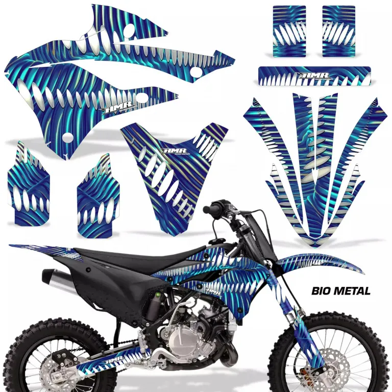 Bio Metal Blau ohne Nummernfeldern für Kawasaki KX85/112 2022-2024
