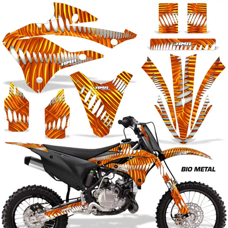 Bio Metal Orange without number plates for Kawasaki KX85/112 2022-2024