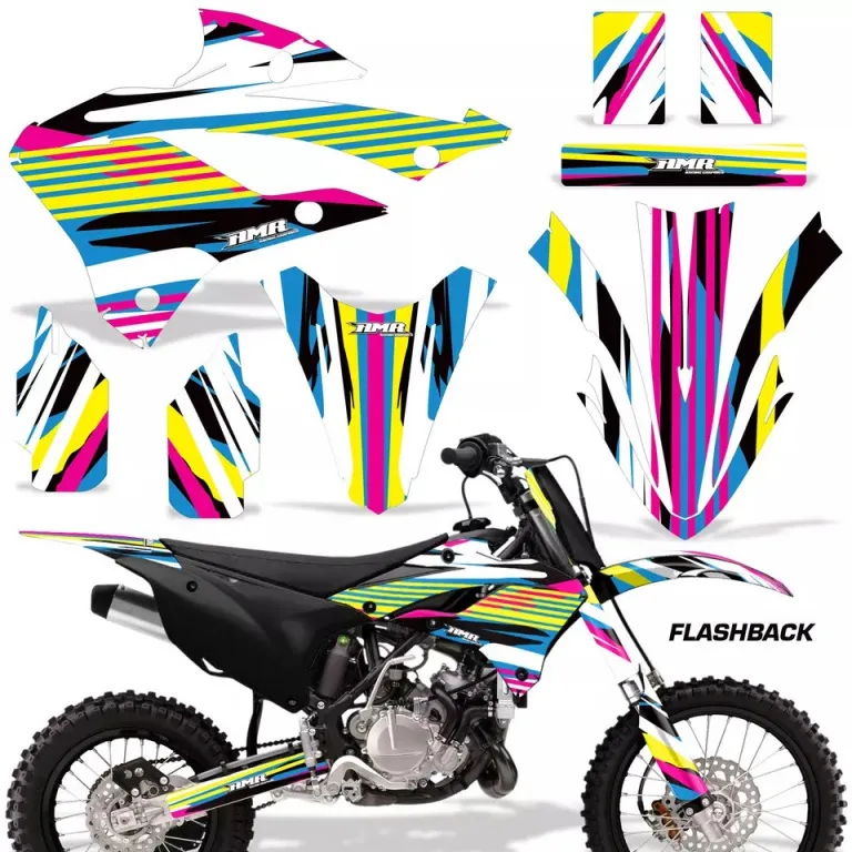 Flashback ohne Nummernfeldern für Kawasaki KX85/112 2022-2024