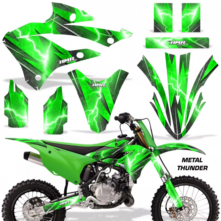 Metal Thunder Green without number plates for Kawasaki KX85/112 2022-2024