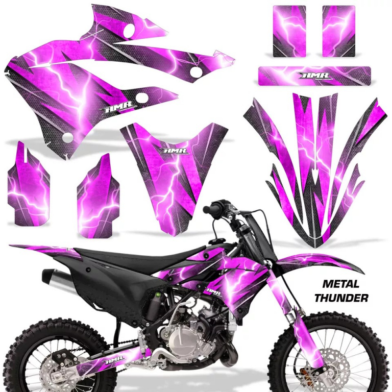Metal Thunder Pink without number plates for Kawasaki KX85/112 2022-2024
