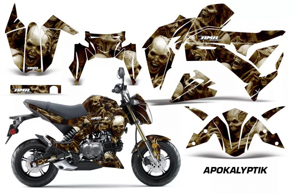 Apokalyptik Beige für Kawasaki Z125 Pro 2017-2024