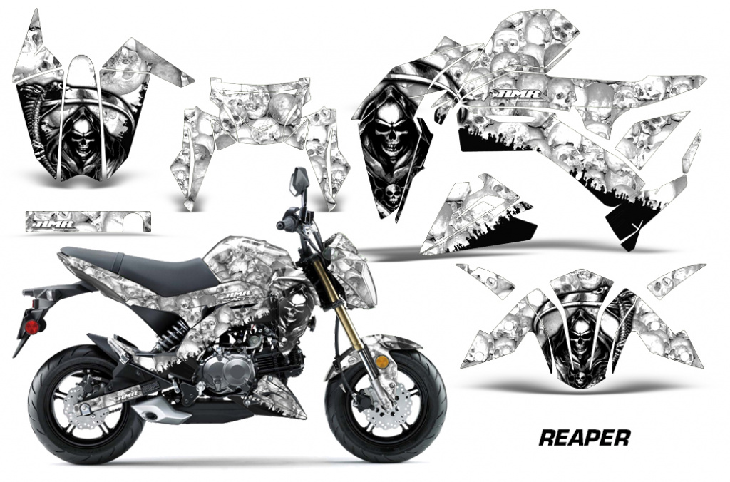 Reaper Weiß für Kawasaki Z125 Pro 2017-2024