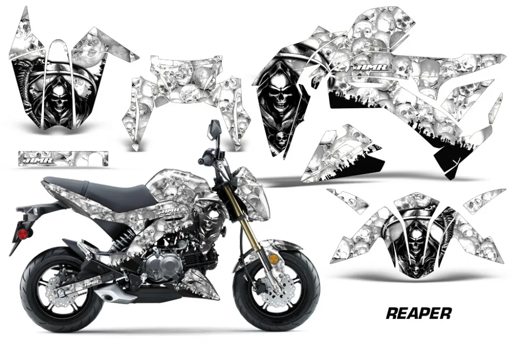 Reaper Weiß für Kawasaki Z125 Pro 2017-2024