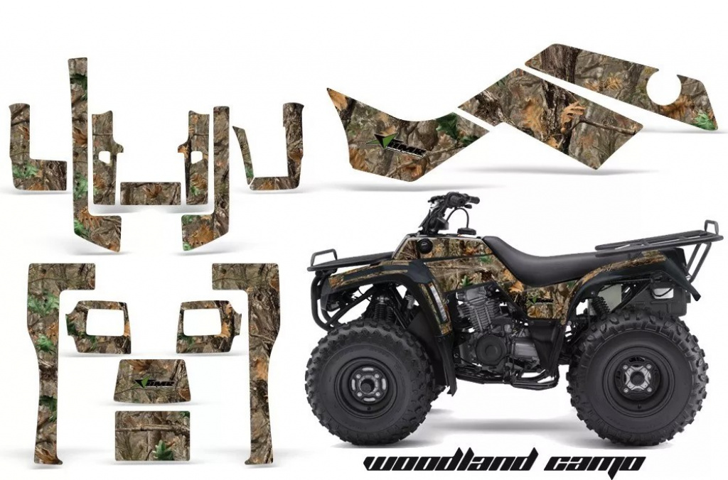 Woodland Camo für Kawasaki KLF 220/250/300 Bayou