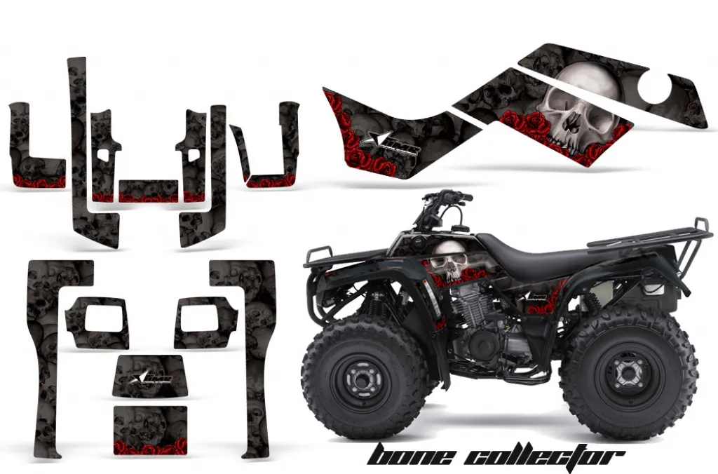 Bone Collector Schwarz für Kawasaki KLF 220/250/300 Bayou
