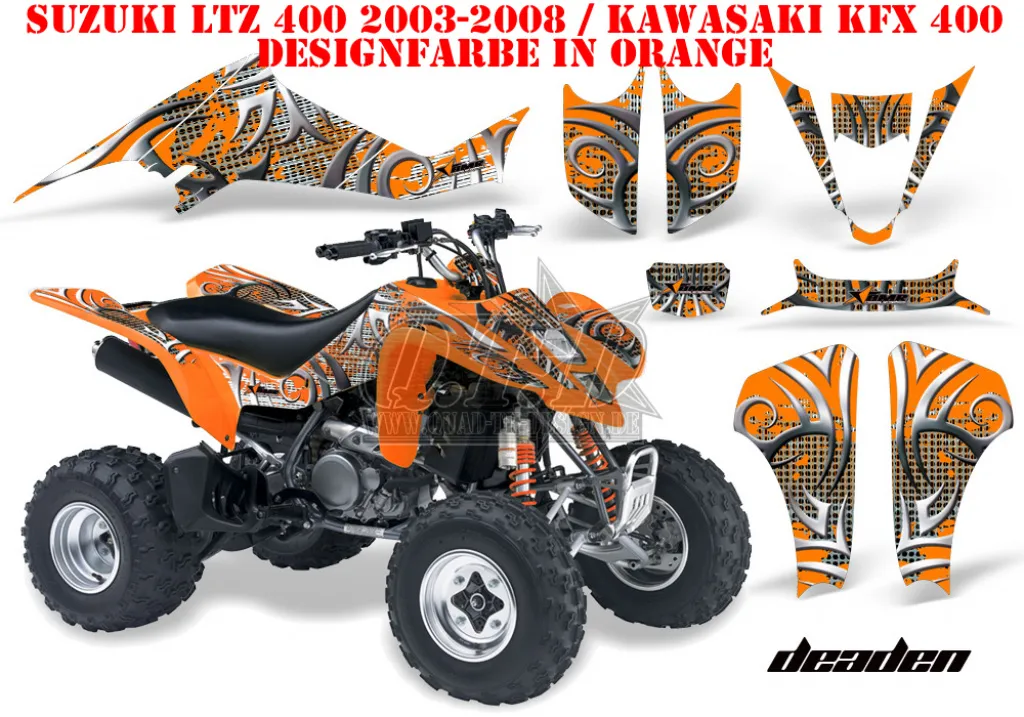 Deaden Orange for Kawasaki KFX 400 2003-2008