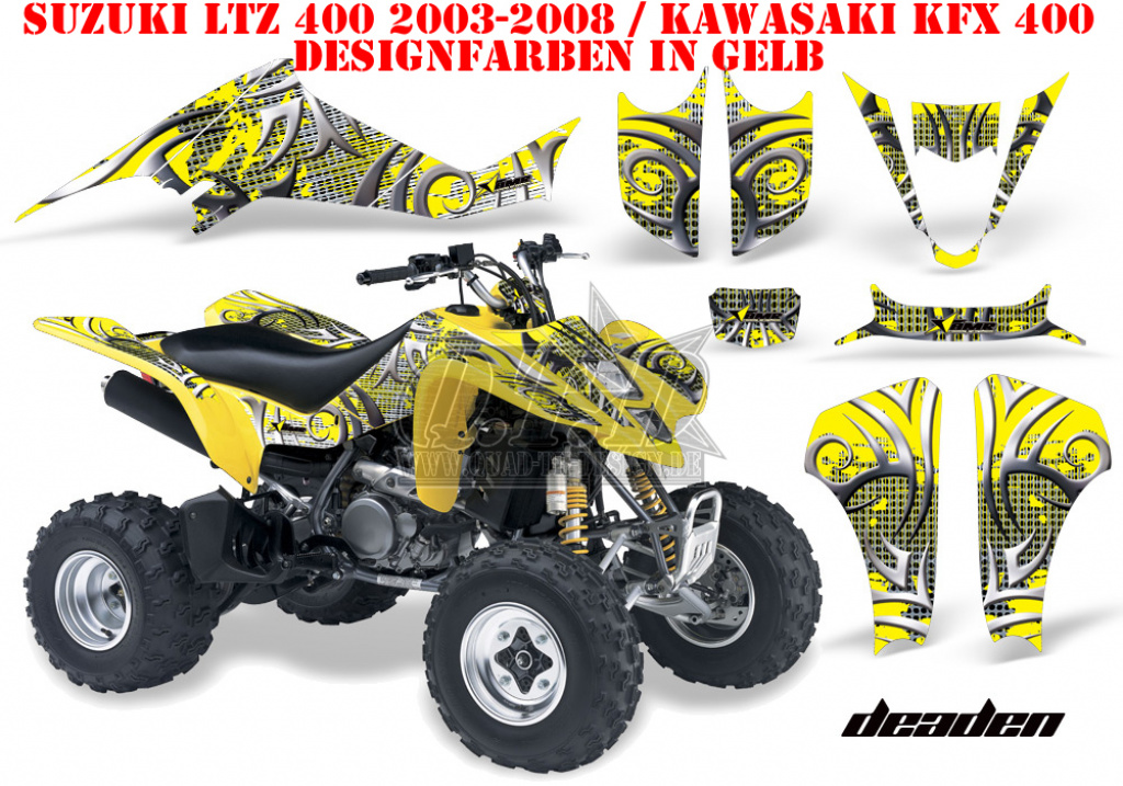 Deaden Yellow for Suzuki LTZ 400 2003-2008