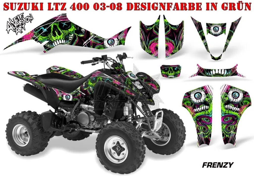 Frenzy Green for Kawasaki KFX 400 2003-2008