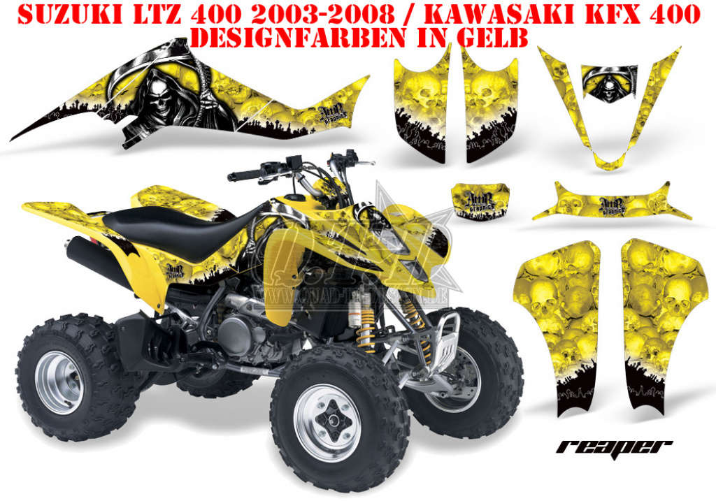Reaper Yellow for Suzuki LTZ 400 2003-2008