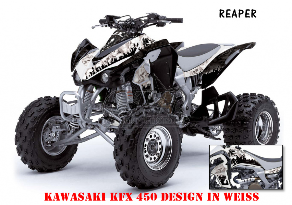 Reaper Weiß für Kawasaki KFX 450