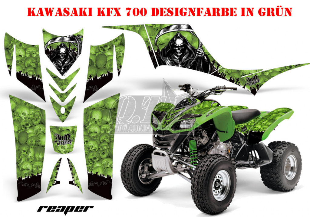 Reaper Grün für Kawasaki KFX 700