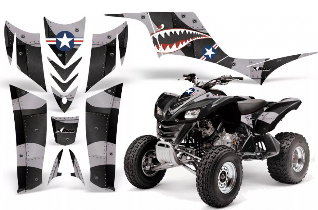 P40-Warhawk Silber für Kawasaki KFX 700