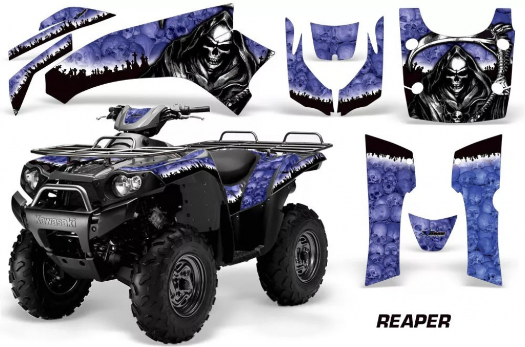 Reaper Blue for Kawasaki Brute Force KVF 650i 4x4 2006-2012