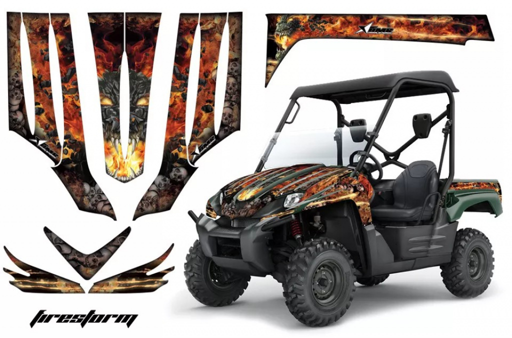 Firestorm Schwarz für Kawasaki Teryx 750 2007-2009