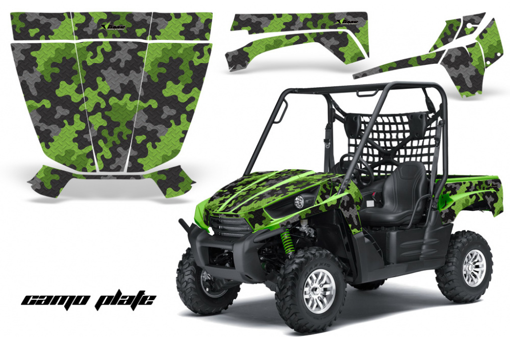 Camoplate Green on a Kawasaki Teryx 750 2010-2012