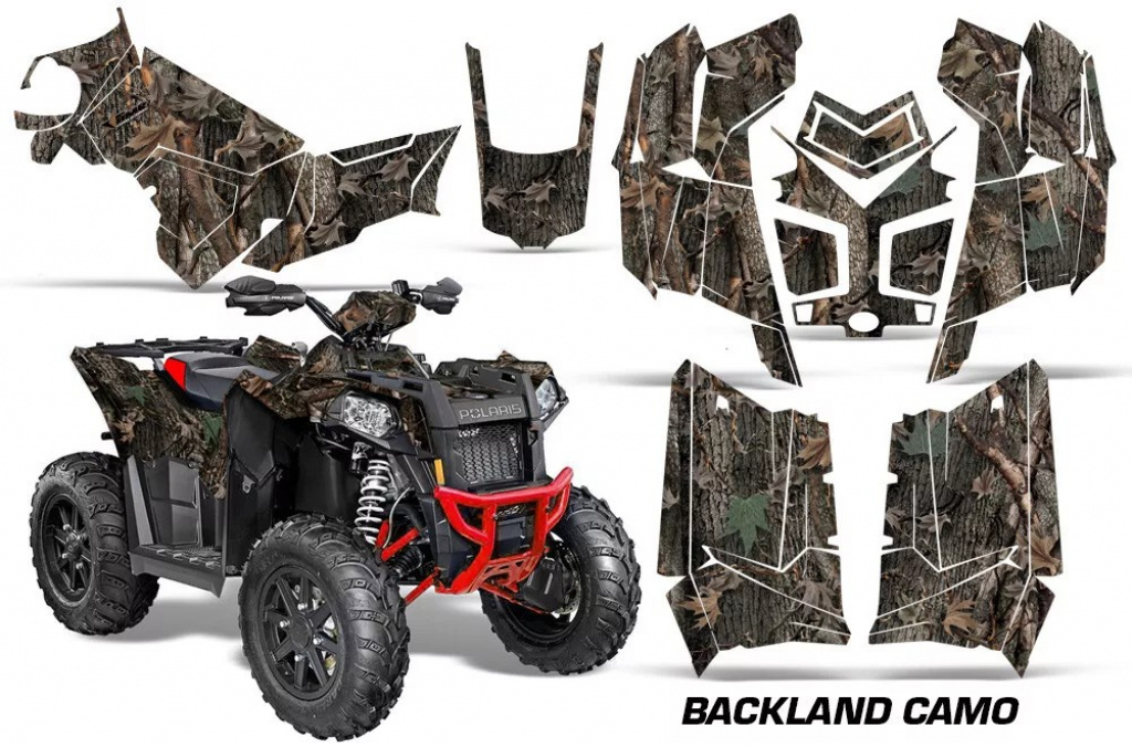 Backland Camo für Polaris Scrambler 850/1000 XP 2013-2022