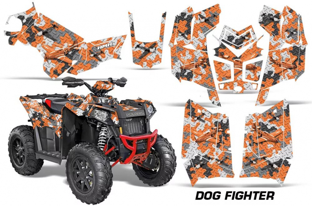 Dog Fighter Orange for Polaris Scrambler 850/1000 XP 2013-2022