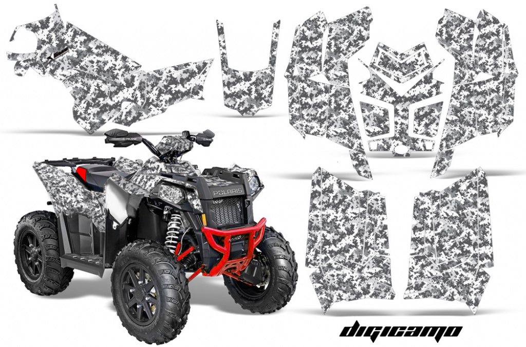 Digicamo White for Polaris Scrambler 850/1000 XP 2013-2022