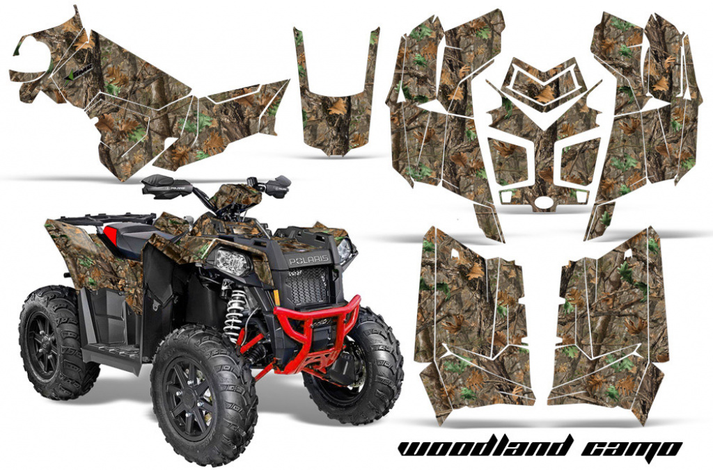 Woodland Camo für Polaris Scrambler 850/1000 XP 2013-2022