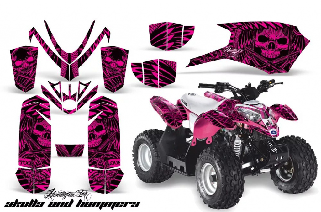 Skulls N Hammers Pink für Polaris Predator 50