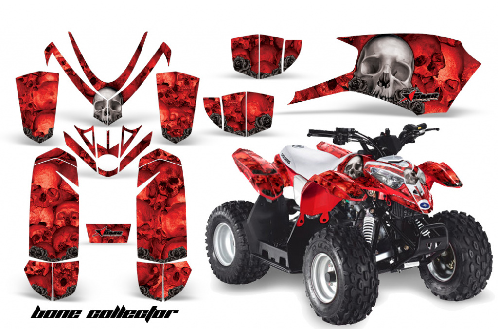 Bone Collector Rot für Polaris Predator 50