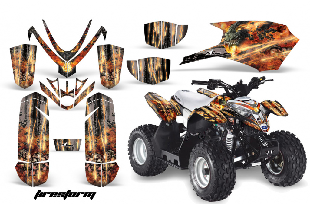 Firestorm Schwarz für Polaris Predator 50