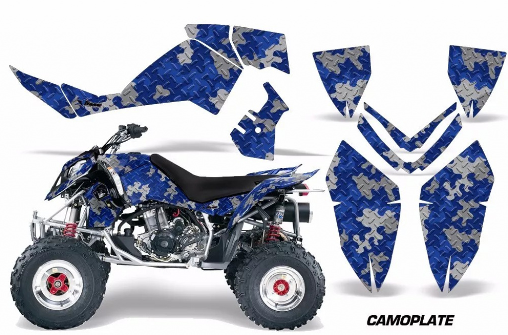 Camoplate Blue for Polaris Outlaw 450/500/525 2006-2008